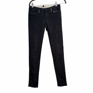 Twenty8Twelve by S. Miller Black Boho Studded Low Rise Skinny Jeans